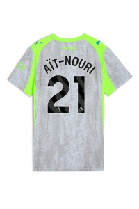 Manchester City Rayan Ait-Nouri #21 Voetbaltruitje 3e tenue Dames 2025-26 Korte Mouw
